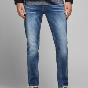 JACK & JONES 411‎ NOOS TAPERED JEANS SZ  W36xL32  NWT IN PACKAGING